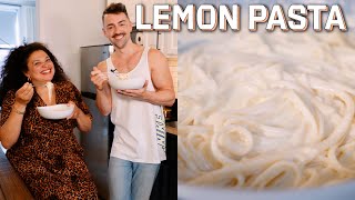 Matteo Lane & Michelle Buteau Make Lemon Pasta!