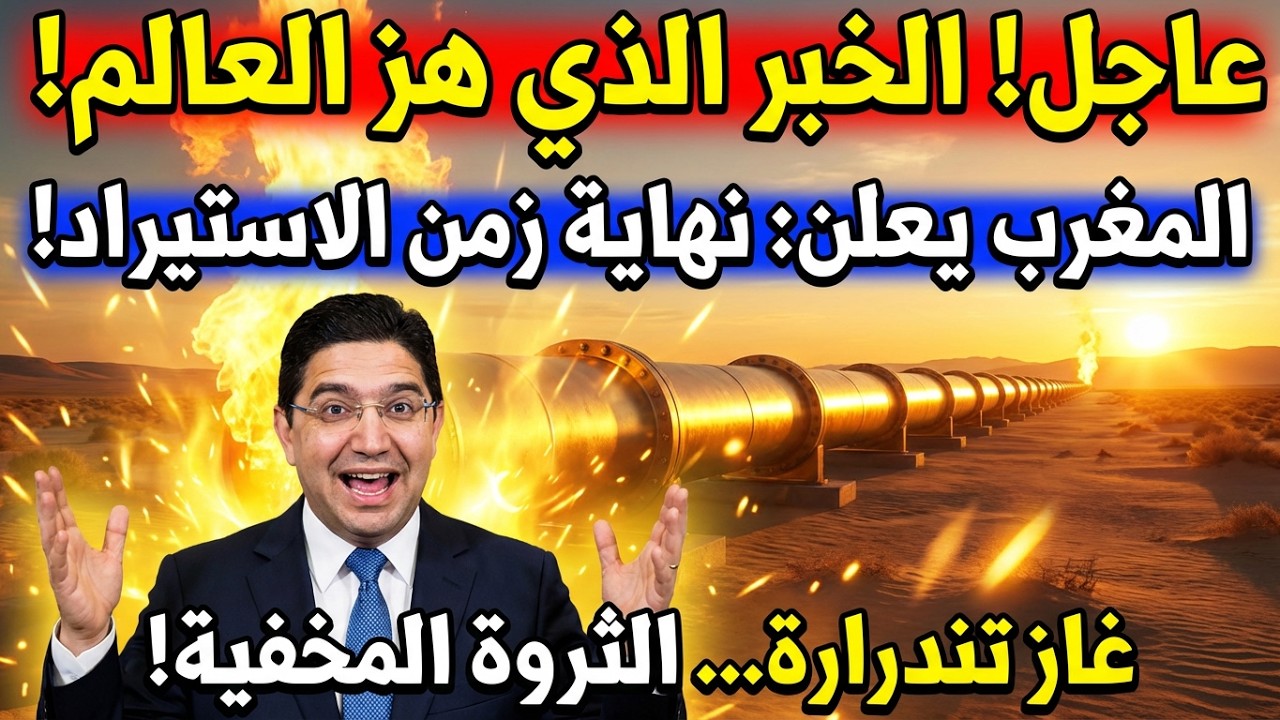 وداعاً للتبعية! كيف ستحول اكتشافات حقل تندرارة اقتصاد المغرب إلى قوة إقليمية؟