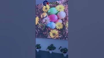 Dual-Purpose Art LED Screen: Where Painting Meets Display Magic!#ArtLEDscreen #creativedesign #Genex