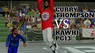 Stephen Curry, Klay Thompson 2v2 Kawhi Leonard, Paul George