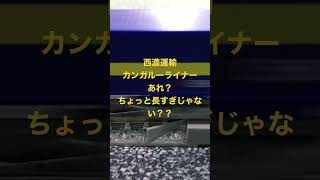 [Nゲージ] TOMIX 西濃運輸 カンガルーライナー 実際の編成の倍以上繋いでみました！！超超長い貨物列車