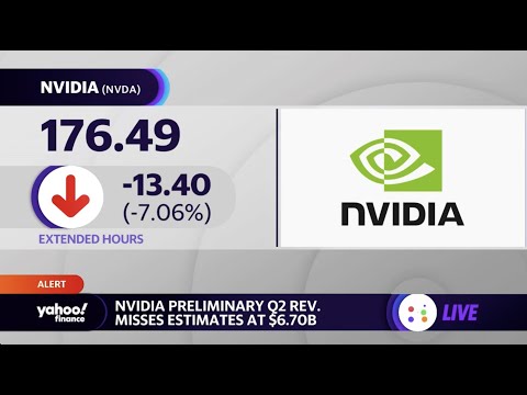 Nvidia stock drops on preliminary earnings warning