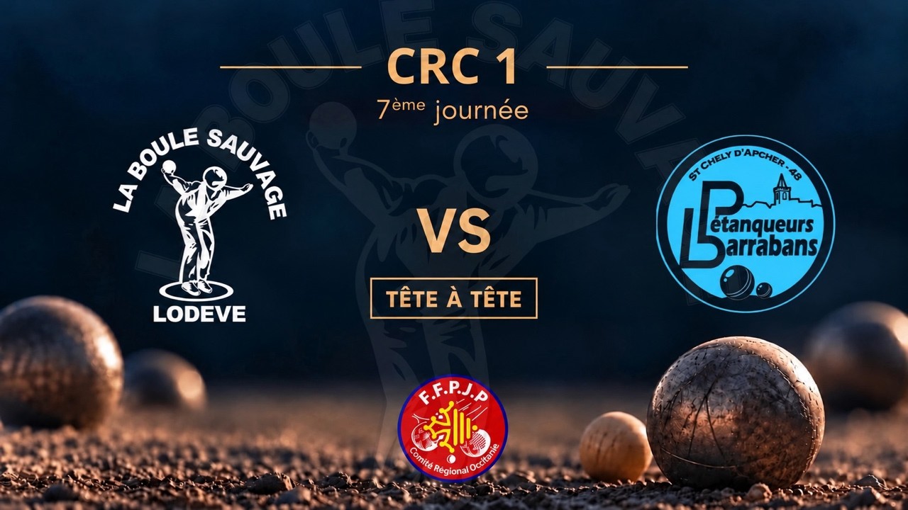 Miniature de la vidéo : 🔴 DIRECT CRC1 | Lodève 🆚 Saint-Chély-d’Apcher | Tête-à-tête | J7