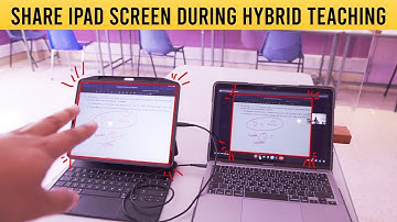 How to share iPad screen in Google Meet and classroom projector