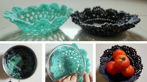Doily basket with just Water and Sugar