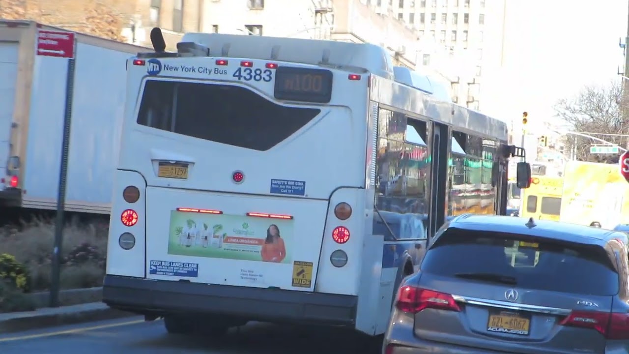 MTA NYCT: Retired 2009 Orion Vii NG 4383 On The M100 Bus