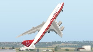 Boeing 747-8 Vertical Take Off | X-Plane 11