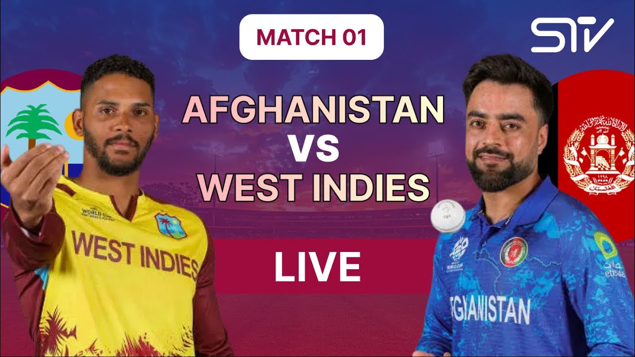 Live | Afghanistan vs West Indies | 1st T20I at Dubai | T20I Series | ACB | 321K