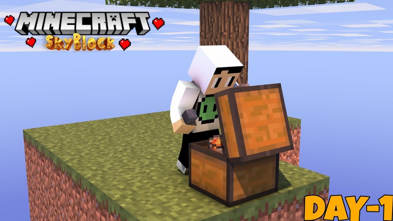 skyblock-day-1-minecraft-hindi-youtube
