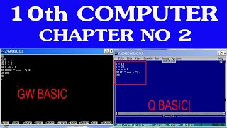 IDE of QBASIC & GW-BASIC  | Modes of operation use in BASIC