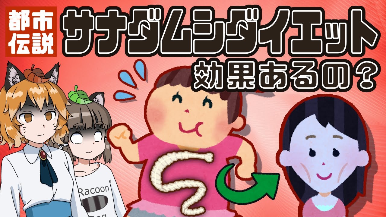 【都市伝説】サナダムシダイエットは本当に効果あるのか？（※ありません）