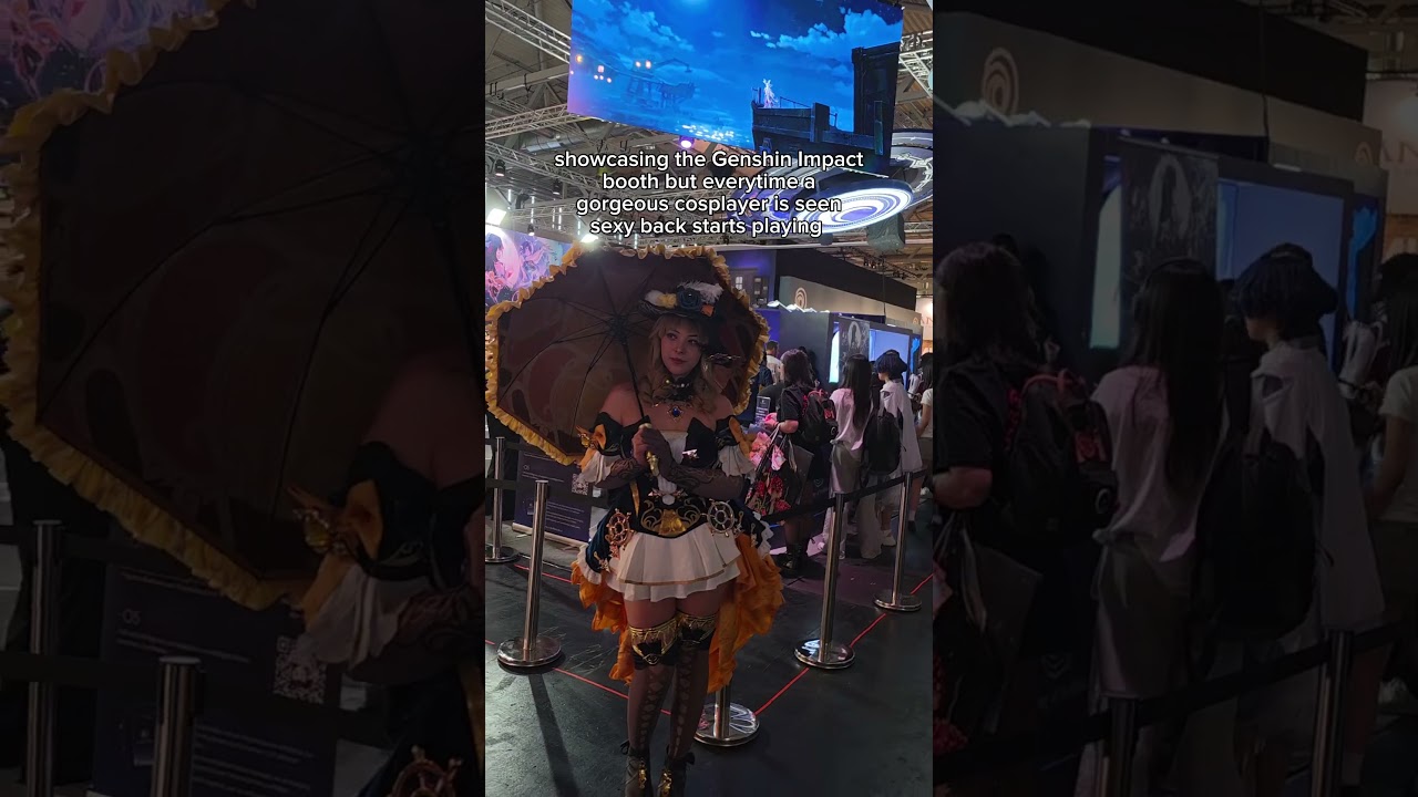 visiting the Hoyoverse booth was so worth 😍 