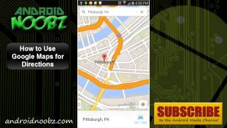How to Use Google Maps on Android for Directions - Android Noobz