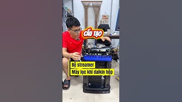 Cấu tạo và cách hoạt động bộ streamer máy lọc không khí Hộp #maylockhongkhidaikin #streamerdaikin
