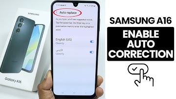 How to Enable Auto Correction In Samsung A16