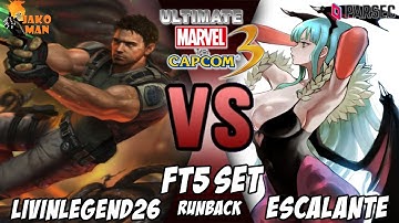 UMVC3 Parsec FT5 Set Runback - livinlegend26 VS Escalante