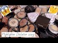 Individual Highlighter Declutter 2019 | Makeup Collection | AmberElainexox