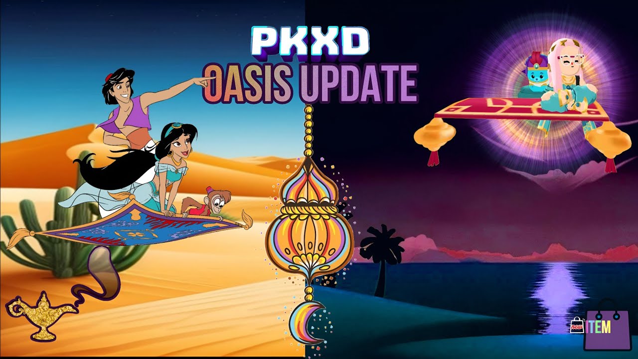 PK XD Oasis Update 🌴🛍️ | Aladdin & Jasmine Shopping Tour