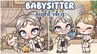 Tracey & Babysitter Night Vlog 🍼🏡 | Avatar World | Pazu