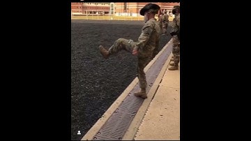 Thumbnail of BASIC TRAINING SOLDIERS CALLING AT EASE FOR THEIR DRILL SERGEANT FUNNY ARMY