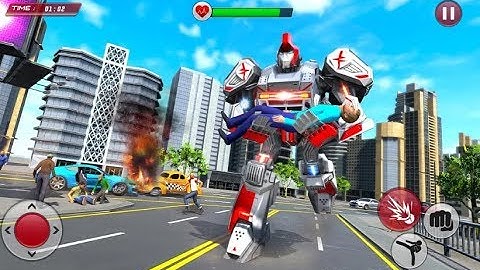 Amazing Rescue Robot Ambulance Part-2 | Doctor Robot Transformation Android GamePlay | By Game Crazy