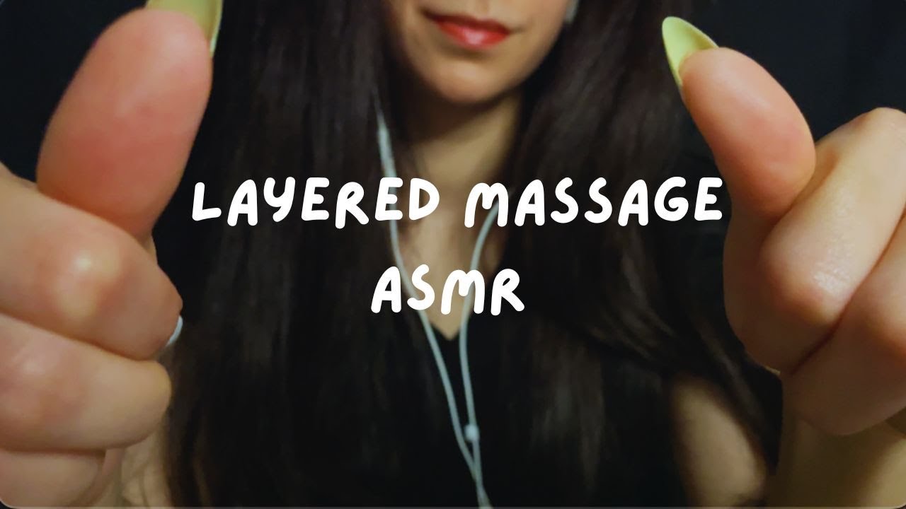 ASMR| Layered massage Scalp, face and shoulders