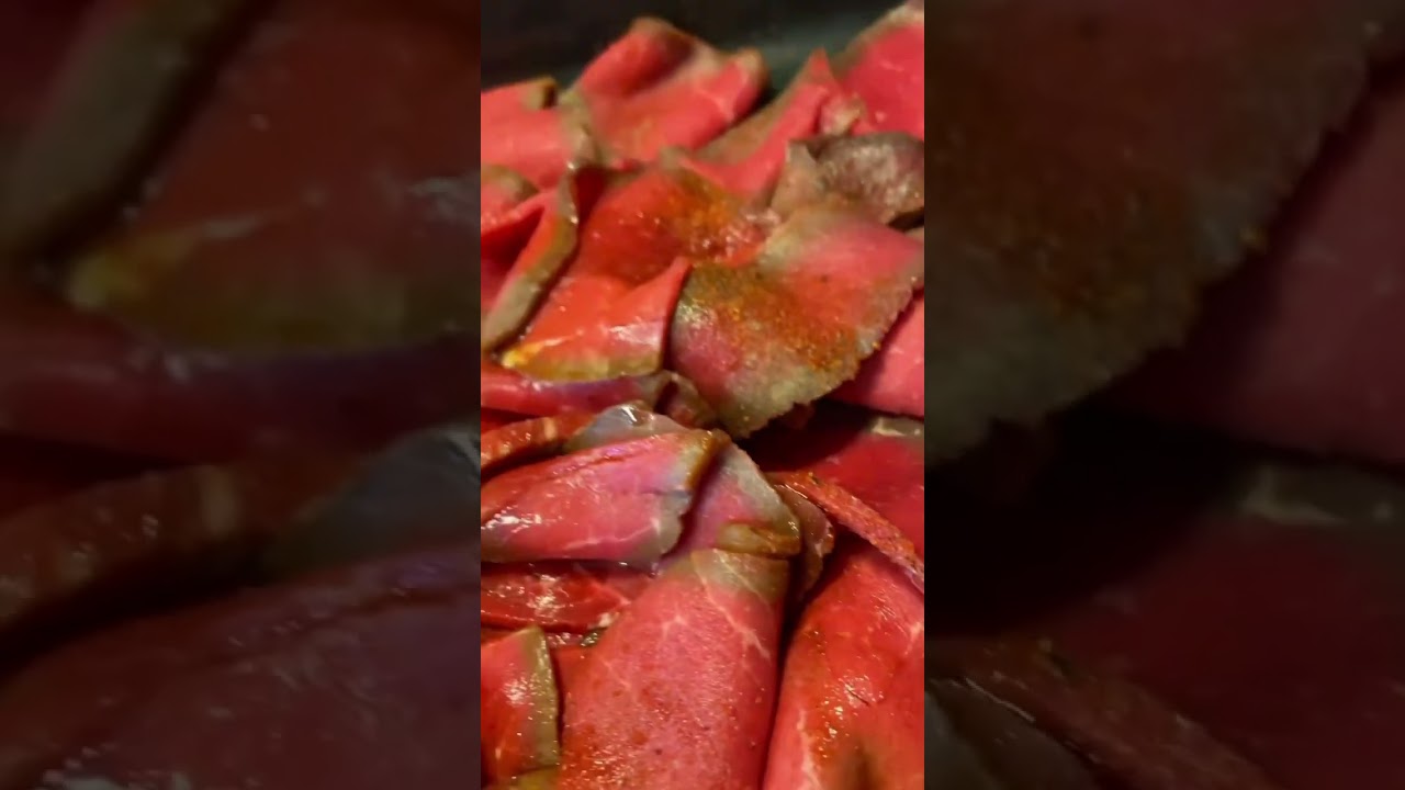 Рецепт beef jerky или вяленое мясо говядины 