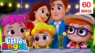 Family Dinner Song | Little Angel Sing Along Songs for Kids | Moonbug Kids Karaoke Time by Moonbug Kids - Karaoke Time 55,440 views 1 month ago 59 minutes