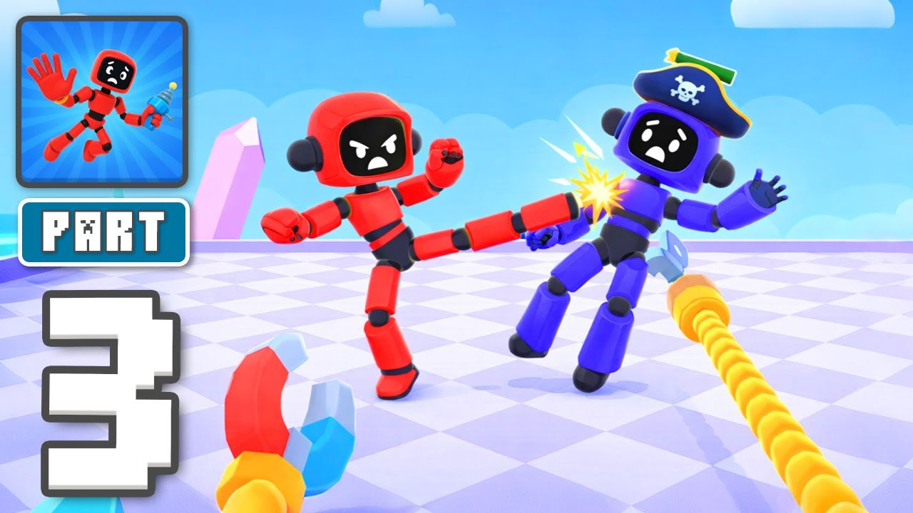 Power Hands: Robot Battle - Gameplay Walkthrough Part 3 - Punch Smash Dominate (iOS, Android)