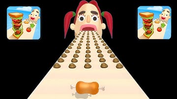 SANDWICH 🥪 RUNNER GAME vs HELP ME: Tricky Puzzle GAME/Level 950-999 Game/ASMR Gameplay,