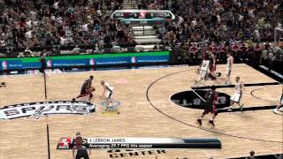 NBA 2K10 - Updated Rosters 2013-14 Spurs vs Heat