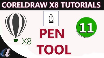 CorelDraw Telugu Tutorials - 11 || Pen Tool   || Computersadda.com