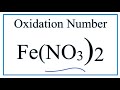 Oxidation Numbers in Iron(II) Nitrate