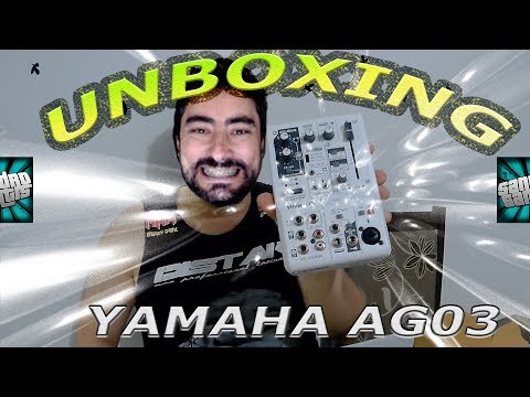 UNBOXING AG03 - PLACA DE CAPTURA DE AUDIO YAMAHA