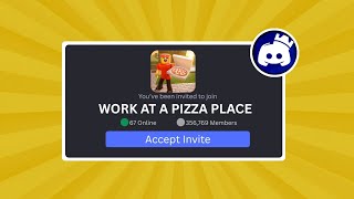 How To Join WORK AT A PIZZA PLACE Discord Server ROBLOX - Easy & Quick (2026)