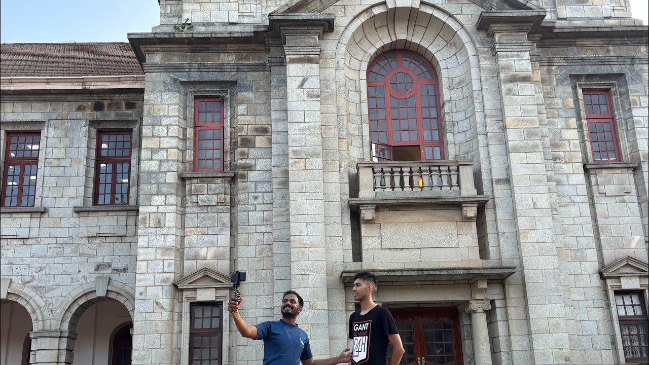 AIIMS Delhi Doctor going campus tour of IISc 