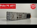 Poke PK-6011 Oto Teyp 4x60 Watt BT 2xUSB Fm Şarjlı Aplikasyonlu - Poke İthalat