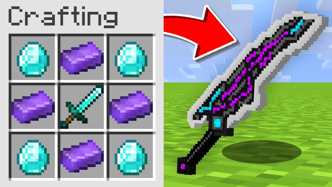 MINECRAFT PERO HAY ESPADAS CUSTOMIZADAS!!
