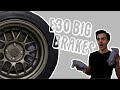 E30 RX7 BIG BRAKE SWAP!!