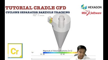 Tutorial particle tracking pada cyclone separator dengan Cradle CFD (Hexagon)