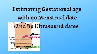 @rahat2021 | Estimating Gestational age with no Menstrual date and no Ultrasound screenshot 3