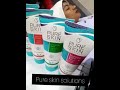 Pure skin solutions facial series herbal whitening products