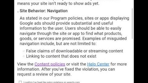 How To Fix AdSense Site Behavior Navigation Issue | Policy Violations Issue| Blogger