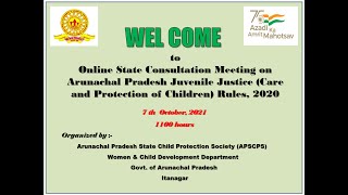 Online State Consultation Meeting On Ap Jj Rules 2020 7Th Oct2021 11Am