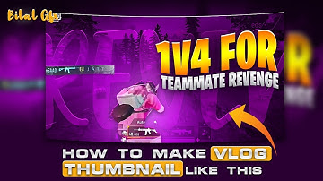 How To Make PUBG Mobile GamePlay Thumbnails 2022 | Photoshop Tutorial | Urdu/Hindi | BILALGFX