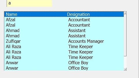 How to create ListBox Search Criteria in Excel VBA  Match Every Spell