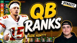 Top 40 QB Rankings and Tiers Post NFL Draft! (Big Surprises)