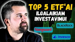 Top 5 didžiausi ETF Europos investuotojams