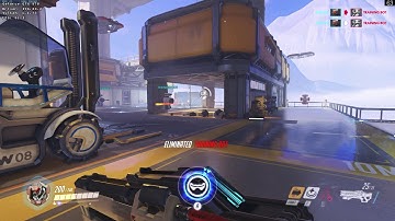 Wine 3.10 + Dxvk 0.54 - Overwatch ULTRA Quality - Practice Range