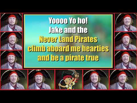 Jake and the Never Land Pirates Theme - KARAOKE (Lyric Video)